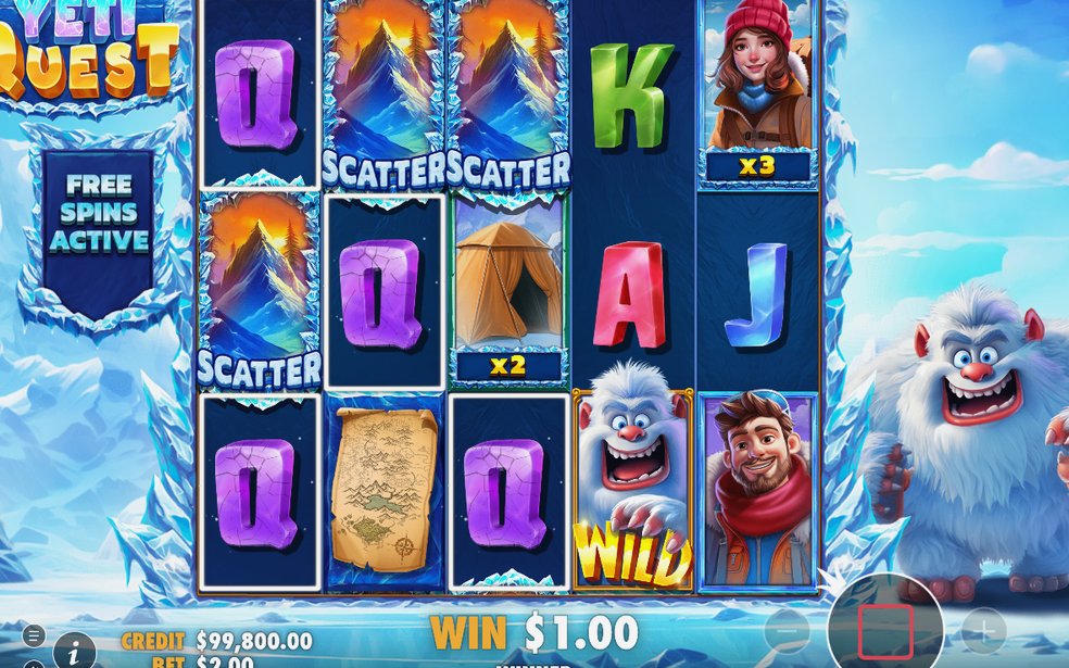 Free spins, rullarnas bakgrund i lila ton