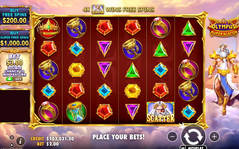Gates of Olympus Super Scatter